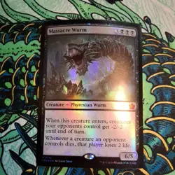 MTG Massacre Wurm Foundations Foil NM/M - Image 1
