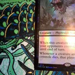 MTG Massacre Wurm Foundations Foil NM/M - Image 2
