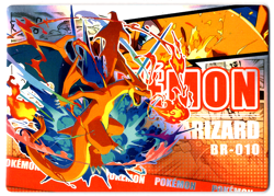 CHINESE POKEMON CARD * CHARIZARD - BR-010 - Image 1