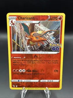 Charizard 010/078 Pokemon GO Reverse Holo - Image 1