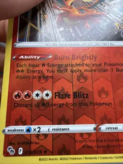Charizard 010/078 Pokemon GO Reverse Holo - Image 2