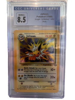 1999 Pokemon Jungle #4 Jolteon Holo Rare CGC 8.5 NM MINT + - Image 1