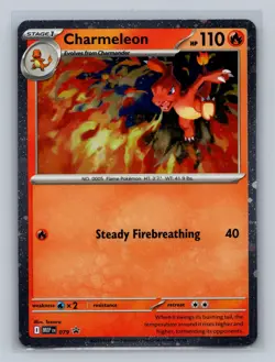 Charmeleon (Cosmos Holo) 079 Holo ME: Mega Evolution Promo NM Teeziro Free Shipp - Image 1