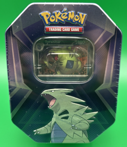 Pokemon TCG: Tyranitar Triple Whammy Collectors Tin - Factory Sealed - Image 1