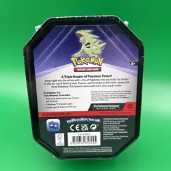 Pokemon TCG: Tyranitar Triple Whammy Collectors Tin - Factory Sealed - Image 2