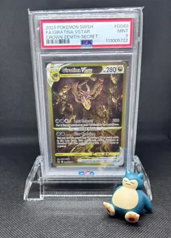 Pokemon Giratina VSTAR GG69 Crown Zenith Secret Rare Holo PSA 9 - Image 1