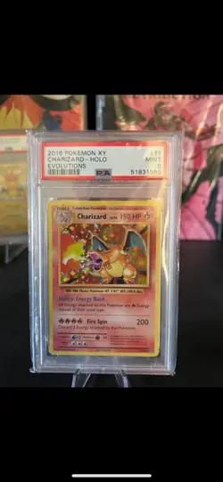Charizard PSA 9 2016 Pokemon XY Evolutions Holo Rare #11/108 English - Image 1