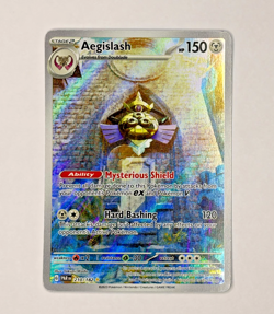 Pokemon Paradox Rift Aegislash 210 Illustration Rare Ungraded Near Mint - Image 1