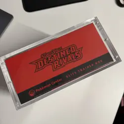 Destined Rivals Pokemon Center Elite Trainer Box | Small Rip - Acrylic Included - Image 2