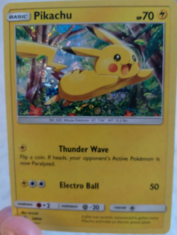 Pokemon TCG Sun & Moon Promo - Pikachu SM04 Holo Target Exclusive NM - Image 3