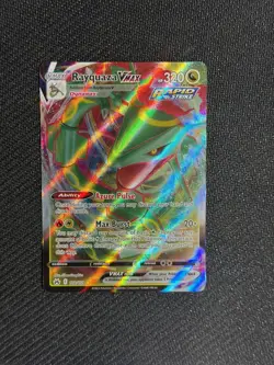 Rayquaza VMAX 102/159 Holo VMAX Rare Crown Zenith Pokemon Near Mint - Image 2