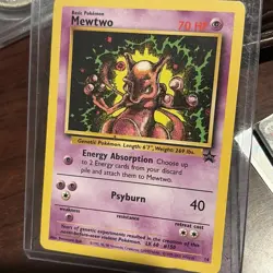 2000 POKEMON PROMO BLACK STAR #14 MEWTWO PSA 3 - Image 2