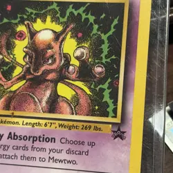 2000 POKEMON PROMO BLACK STAR #14 MEWTWO PSA 3 - Image 4