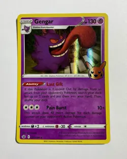 Gengar #057/198 Holo Rare 2021 Pokemon Chilling Reign NM - Image 3