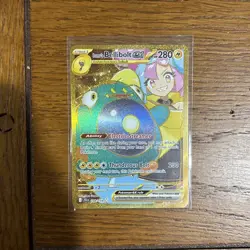 Pokemon TCG Ionos Bellibolt ex 188/159 Journey Together Gold Hyper Rare Card NM - Image 1