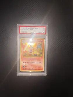 1996 Pokemon Japanese Basic Charizard Holo Japanese PSA 5 #6 - Image 3