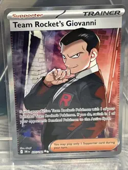 Pokemon TCG-Team Rocket’s Giovanni 225/182 Ultra Rare Full Art- Destined Rivals - Image 1