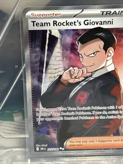 Pokemon TCG-Team Rocket’s Giovanni 225/182 Ultra Rare Full Art- Destined Rivals - Image 2