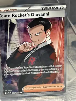 Pokemon TCG-Team Rocket’s Giovanni 225/182 Ultra Rare Full Art- Destined Rivals - Image 3