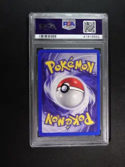 Giovanni Holo Rare #18 2000 Pokemon Gym Challenge PSA 8 - Image 2
