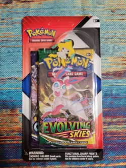 Pokemon Evolving Skies & Chilling Reign 2 pack Blister w/ pin - Sealed - Image 1