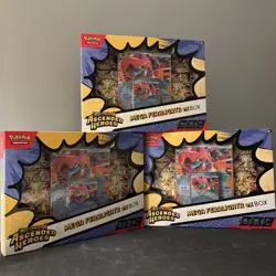 X3 Pokemon TCG: Mega Evolution Ascended Heroes - Mega Feraligatr EX Box - Image 1