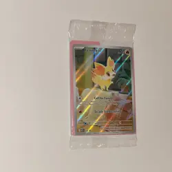 Pokemon TCG Fennekin 080 Chaos Rising ETB Promo SEALED - Image 1