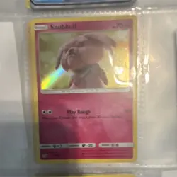 The Pokemon Company Detective Pikachu Snubbull 15/18 70 HP Holo Common 2019 EN - Image 1