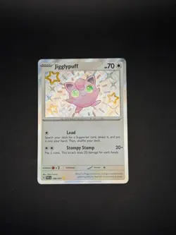 Jigglypuff Pokemon SV Paldean Fates 198/091 Baby Shiny Rare Holo NM Misa Tsutsui - Image 1