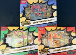 Pokemon Mega Evolution Ascended Heroes EX Box Bundle x3 Full Set New & Sealed - Image 1