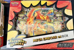 Pokemon Mega Evolution Ascended Heroes EX Box Bundle x3 Full Set New & Sealed - Image 3