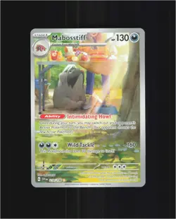 Mabosstiff 218/198 Illustration Rare Scarlet & Violet Pokemon Near Mint - Image 1