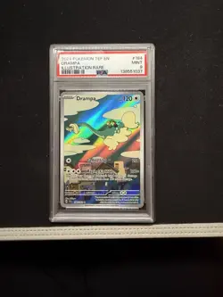 Pokemon TCG Temporal Forces Drampa 184/162 Illustration Rare Holo PSA 9 - Image 1