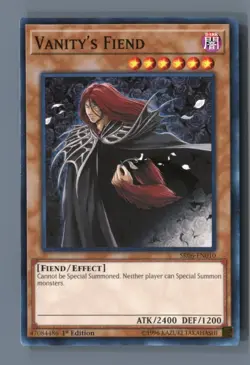 Vanity's Fiend SR06-EN010 Structure Deck: Lair of Darkness Yu-Gi-Oh LP - Image 1