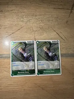 ONE PIECE – Roronoa Zoro OP13-037 - R – Carrying on His Will – EN - NM (2x) - Image 1