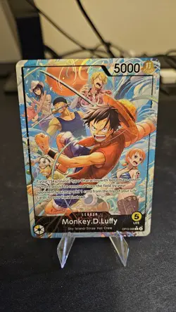 One Piece Monkey D. Luffy Alt Art OP15-098 L Adventure on KAMI's Island English - Image 1