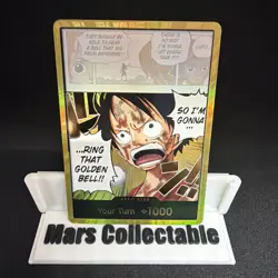 DON!! Card (Luffy) (Gold) DON!! Adventure on Kami's Island One Piece Foil NM - Image 1