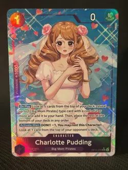 Charlotte Pudding - OP11-070 - Alternate Art - SR - English One Piece Card Game - Image 1