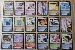 Dragon Ball Z CCG Fusion Saga Lot Of 72 Unique Cards 2002 Score - Image 2