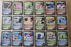 Dragon Ball Z CCG Fusion Saga Lot Of 72 Unique Cards 2002 Score - Image 3