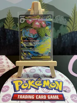 ENGLISH MEGA VENUSAUR EX FULL ART PRERELEASE 155/132 POKEMON CARD - Image 1