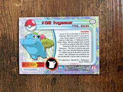 #02 Ivysaur - Pokemon Topps Card - Blue Logo - Image 2