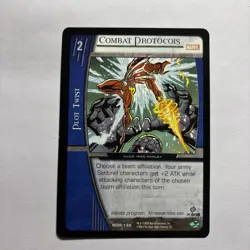 VS System: Combat Protocols Marvel Origins TCG CCG Uncommon Card Plot Twist - Image 1