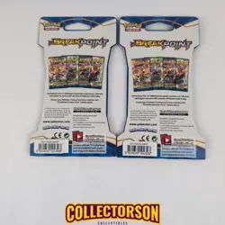 2x Sealed 2016 Pokemon XY BreakPoint Sleeved Booster Pack Mega Scizor Greninja - Image 2
