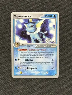 NM Vaporeon 110/113 World Championship Deck Exclusive Pokemon Card - Image 1