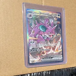 The Pokemon Company Team Rocket's Nidoking ex 233/182 Sv10 SIR Holo English - Image 3