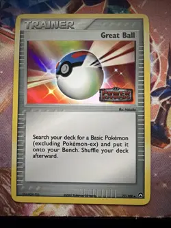 Pokemon Great Ball 77/108 ex Power Keepers Reverse Holo NM-MT See Pictures - Image 1