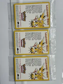 1999 WOTC Pokemon Promos Legendary Birds Articuno Moltres Zapdos SEALED - Image 1