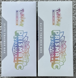 Pokemon TCG Prismatic Evolutions Elite Trainer Box – Lot of 2 – Factory Sealed - Image 3