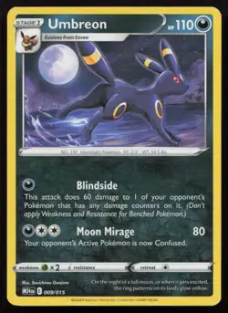 Umbreon 009/015 Promo McDonald's Promos 2024 Pokemon Near Mint - Image 1